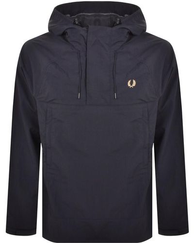 Fred Perry Overhead Shell Jacket - Blue