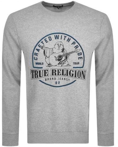 True Religion Crew Neck Sweatshirt - Grey