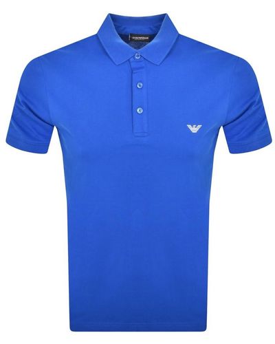 Armani Emporio Polo T Shirt - Blue