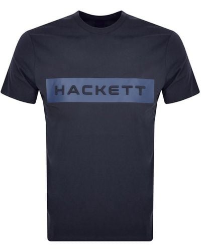 Hackett Hs T Shirt - Blue