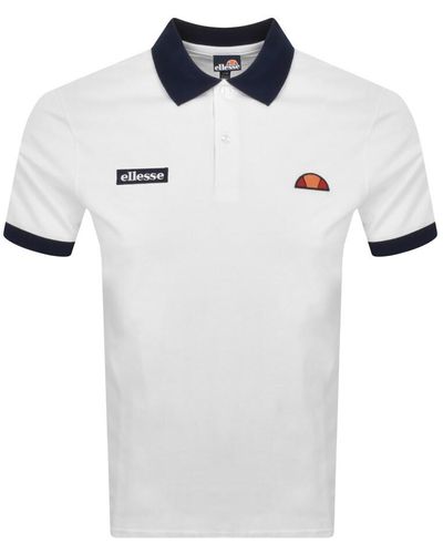 Ellesse Lessepsia Short Sleeved Polo T Shirt - Blue