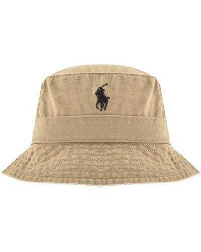 Ralph Lauren Loft Bucket Hat - Natural