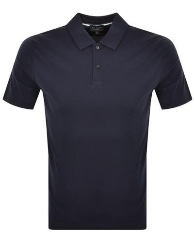 Ted Baker Zeither Polo T Shirt - Blue