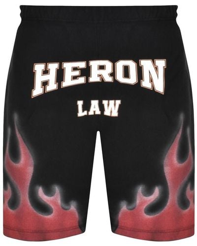 Heron Preston Flame Jersey Shorts - Black