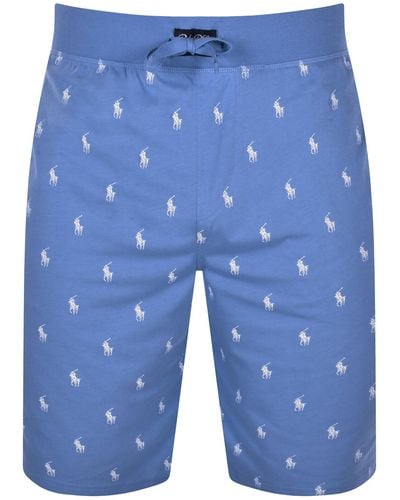 Ralph Lauren Lounge Logo Shorts - Blue