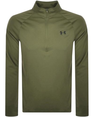 Under Armour Tech Half Zip Sweatshirt - Green