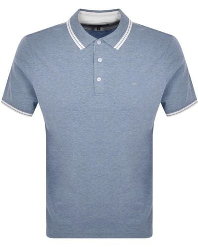 Michael Kors Greenwich Polo T Shirt - Blue