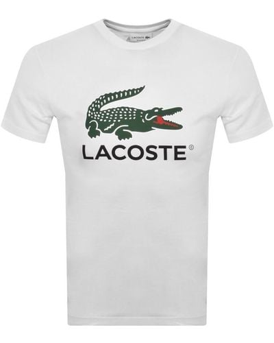Lacoste Logo T Shirt - Gray