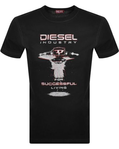 DIESEL T Diegor K69 T Shirt - Black