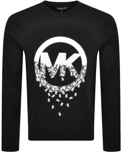 Michael Kors Drip Logo Sweatshirt - Black