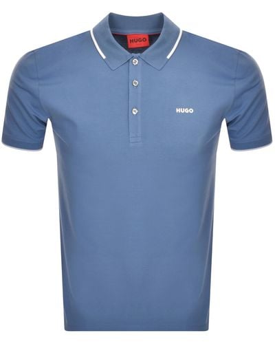 HUGO Dinoso 222 Polo T Shirt - Blue