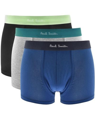 Paul Smith 3 Pack Trunks - Blue