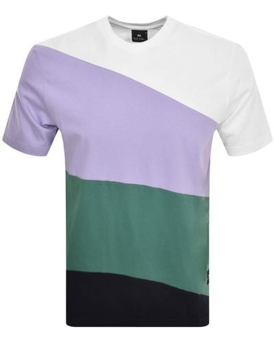 Paul Smith Logo T Shirt - Purple