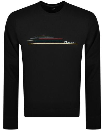 Paul Smith Chest Stripe Sweatshirt - Black