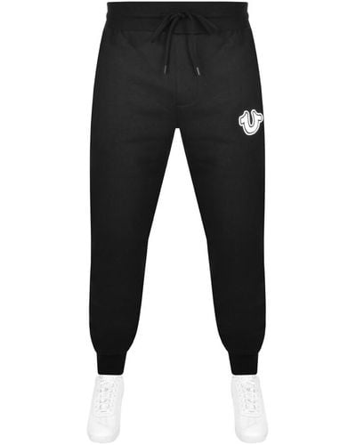 True Religion Logo sweatpants - Black