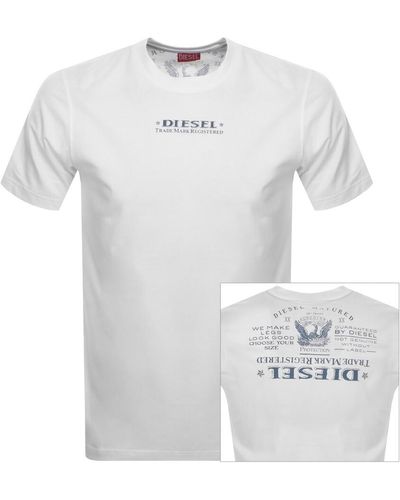 DIESEL T Just L4 T Shirt - White