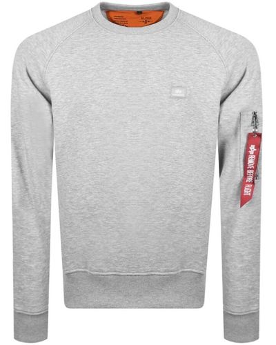 Alpha Industries X Fit Sweatshirt - Grey