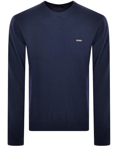 Napapijri Barensee Knit Sweater - Blue