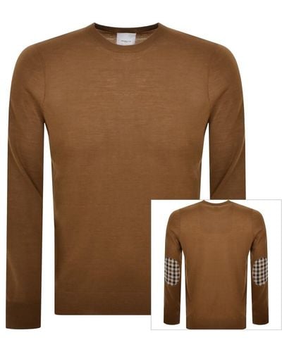 Aquascutum London Knit Sweater - Brown