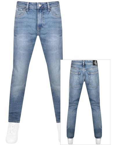 Calvin Klein Jeans Mid Wash Jeans - Blue