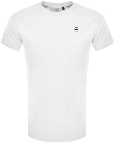 G-Star RAW Raw Lash Logo T Shirt - White