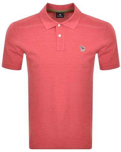 Paul Smith Regular Polo T Shirt - Pink