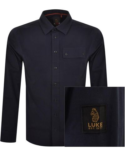Luke 1977 Long Sleeve Nectans Shirt - Blue
