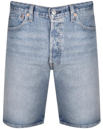 Levi's Original Fit 501 Hemmed Shorts - Blue