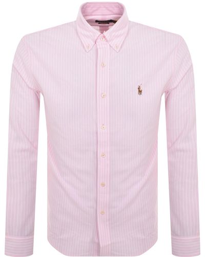 Ralph Lauren Knit Oxford Shirt - Pink