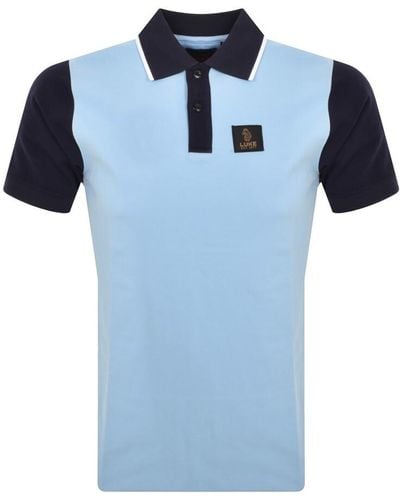 Luke 1977 Saddleworth Polo T Shirt - Blue