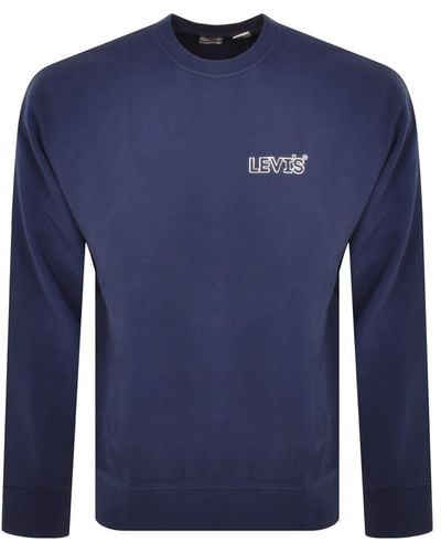 Levi's Relaxed Graphic Sweatshirt - Blue