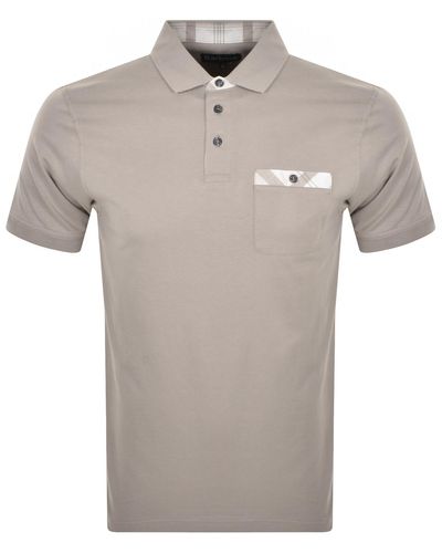 Barbour Hirstly Short Sleeve Polo - Grey