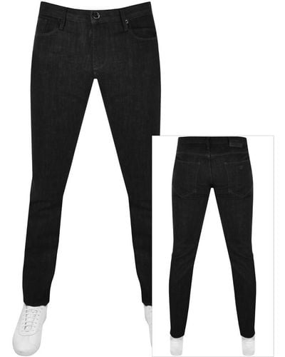 Armani Emporio J06 Slim Jeans Washed - Black