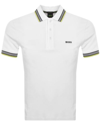 BOSS Boss Paddy Polo T Shirt - White