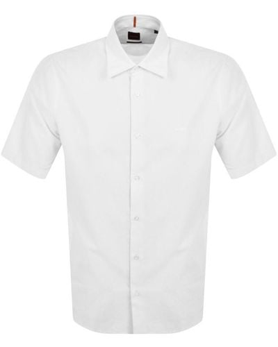 BOSS by HUGO BOSS Boss Rash 2 Short Sleeved Shirt - White