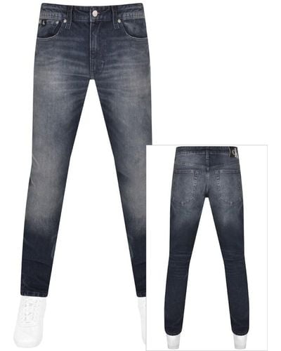 Calvin Klein Jeans Mid Wash Jeans - Blue