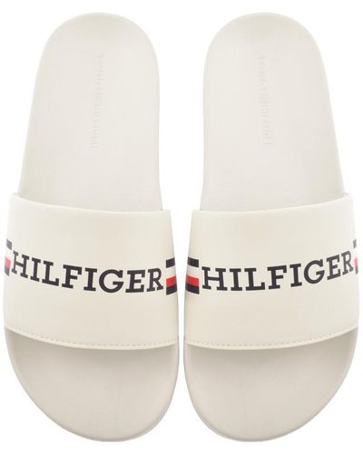 Mens tommy hilfiger store sliders sale