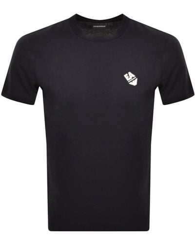 Armani Emporio Logo T Shirt Black