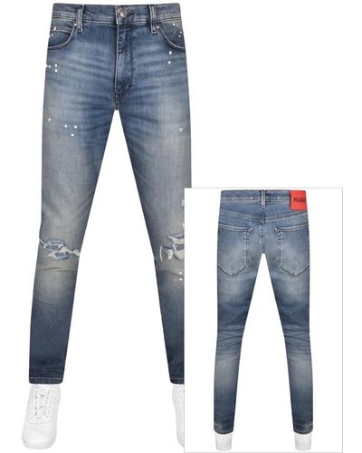 HUGO 734 Extra Slim Fit Jeans - Blue