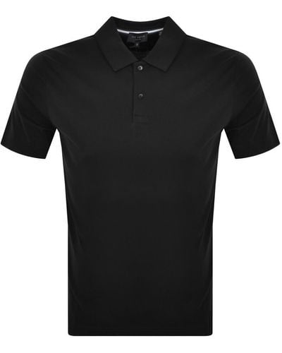 Ted Baker Slim Fit Zeiter Polo T Shirt - Black