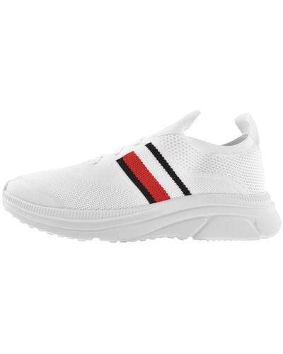 Tommy Hilfiger Moderm Runner Knit Trainers - White