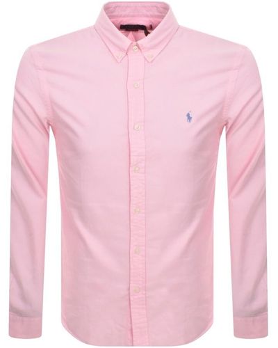 Ralph Lauren Oxford Long Sleeved Shirt - Pink
