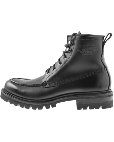 G.H. Bass & Co. Scout Mid Lace Boots - Black