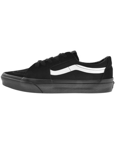 Vans Sk8 Low Canvas Sneakers - Black