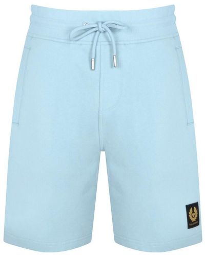 Belstaff Sweat Jersey Shorts - Blue