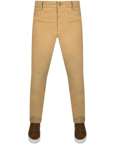 BOSS BUSINESS Boss Kaiton Slim Fit Trousers - Natural