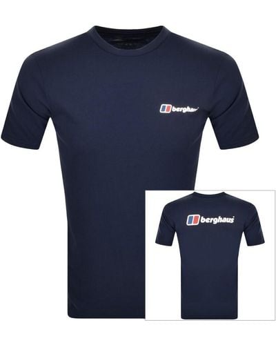 Berghaus Organic Logo T Shirt - Blue