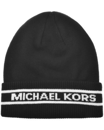 Michael Kors Logo Beanie Hat - Black