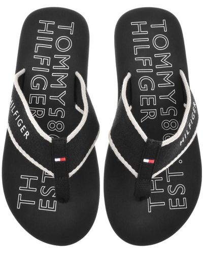 lammelse Kritik Forbindelse Tommy Hilfiger Sandals, slides and flip flops for Men | Online Sale up to  57% off | Lyst