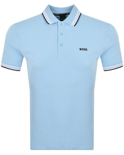 BOSS Boss Paddy Polo T Shirt - Blue